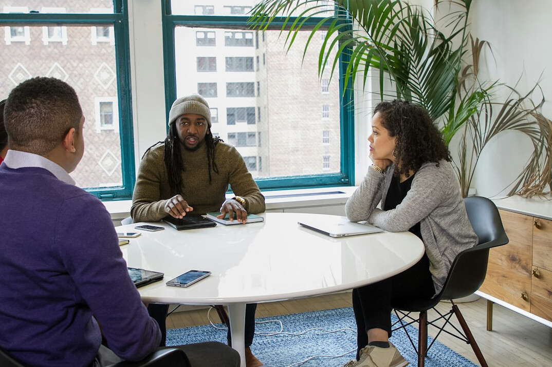 group mentoring session